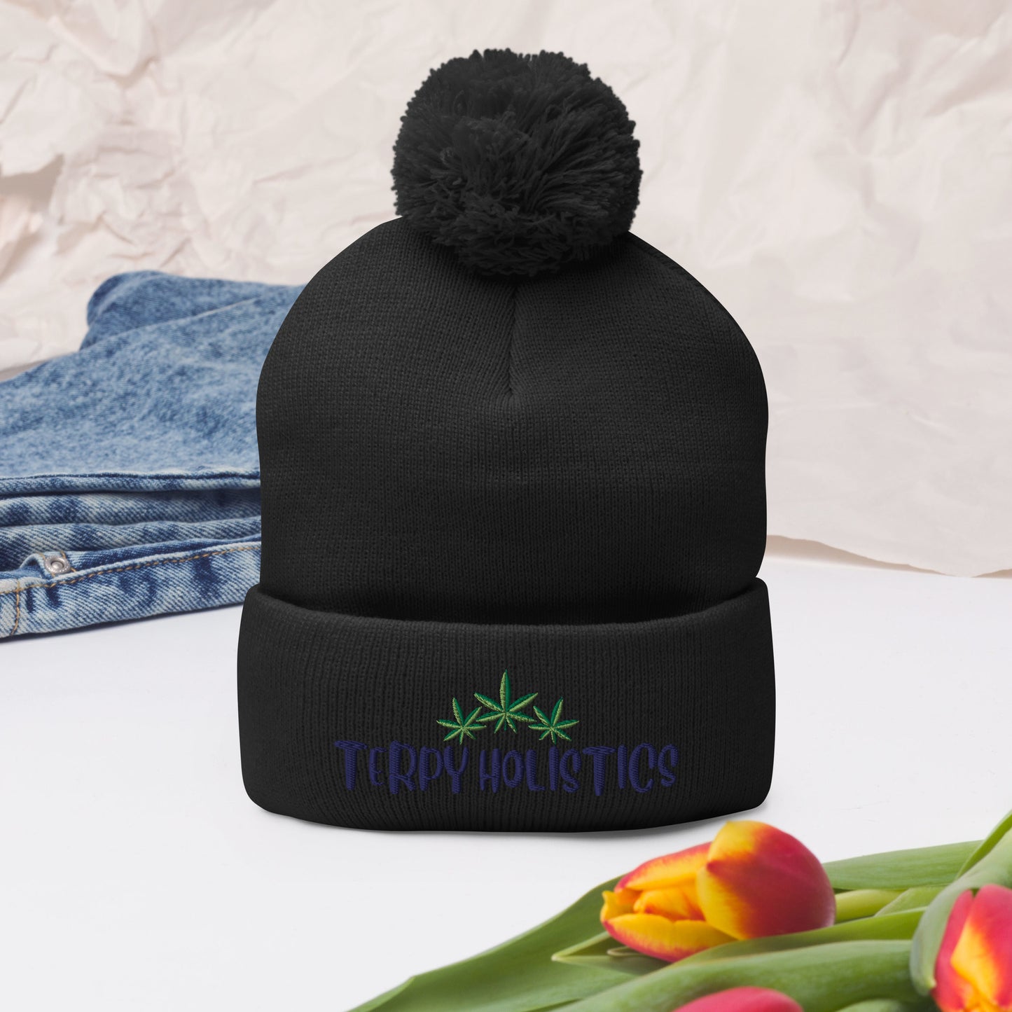 Terpy Holistics Pom-Pom Beanie