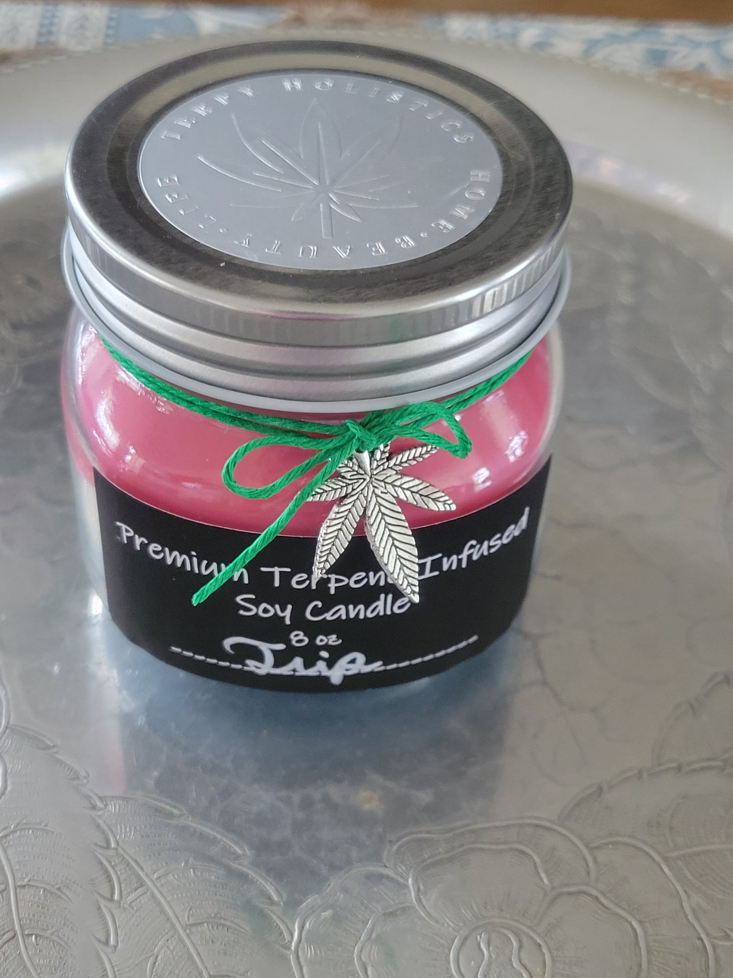 TRIP by Terpy Holistics Premium Terpene Infused Soy Wax Candle All Natural Made in USA Aromatherapy 8oz